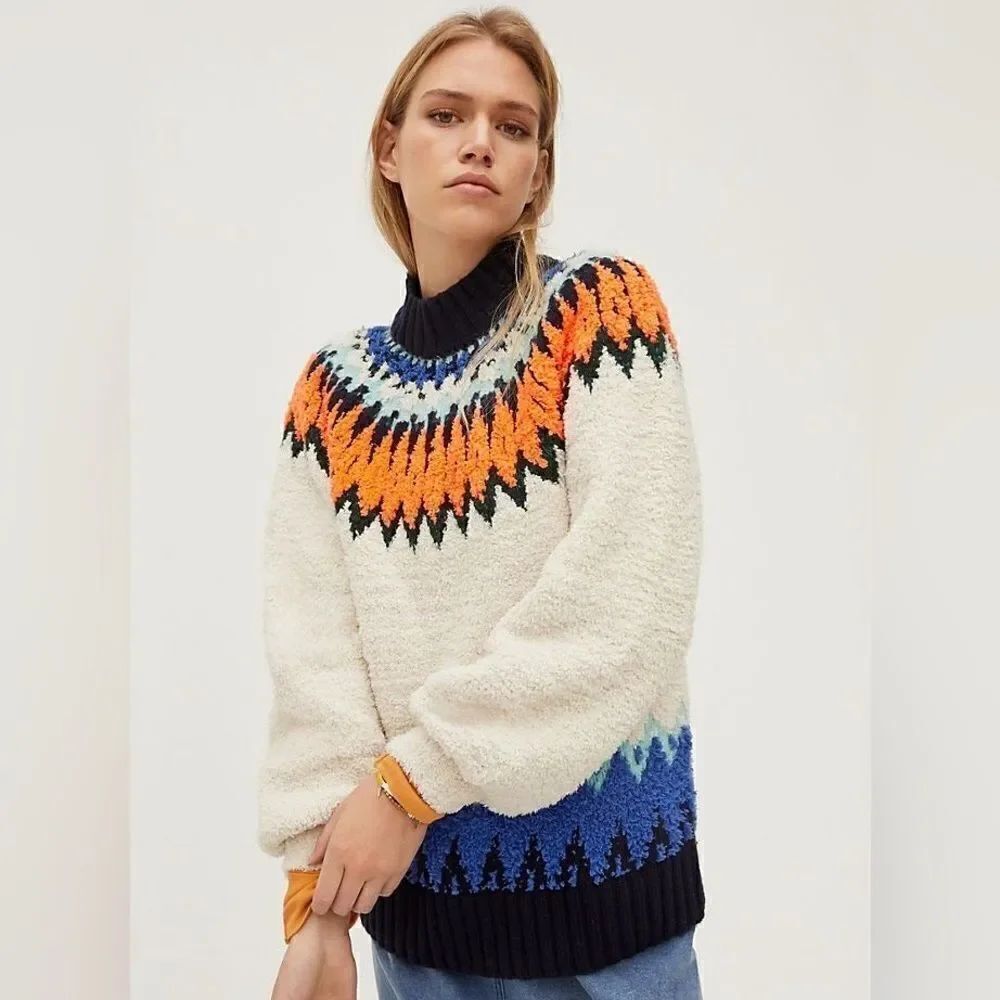 Anthropologie Pilcro Selene Fleece Tunic Sweater NWT